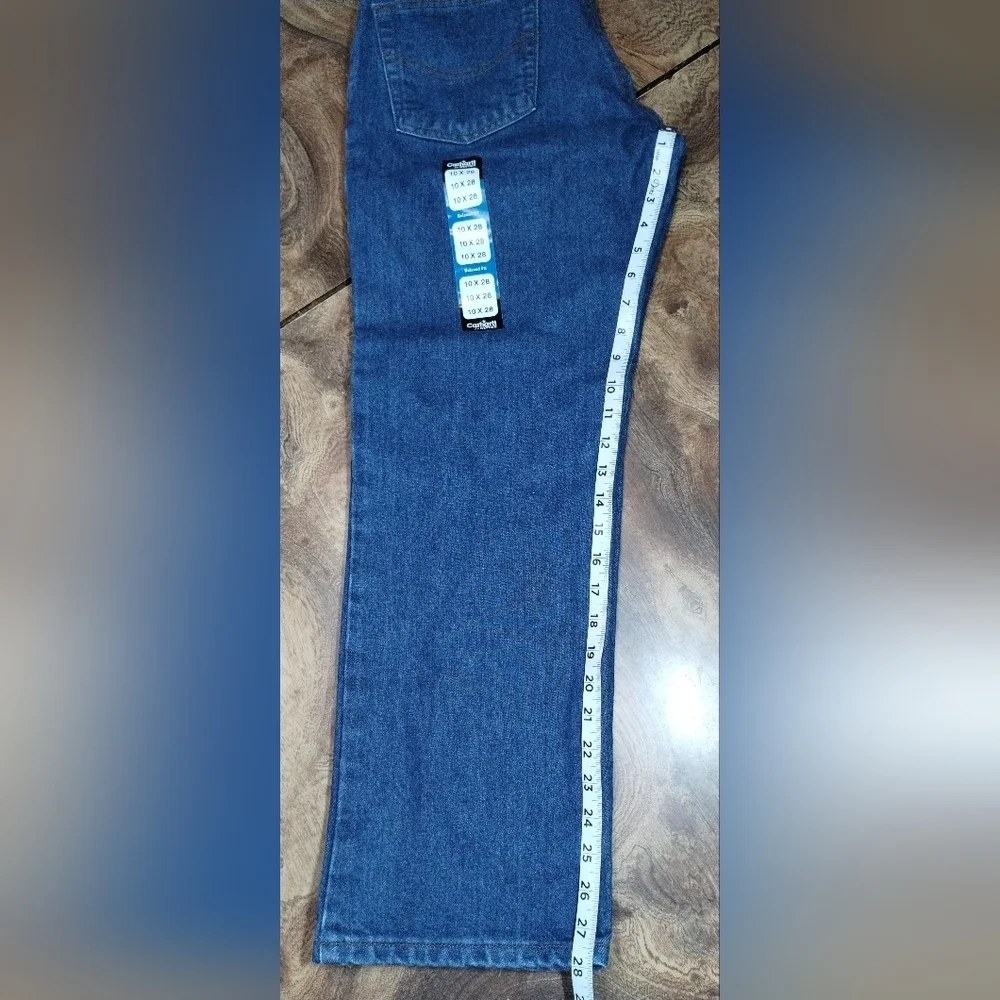 Carhartt Women's Relaxed Blue Jeans Size (10X28)